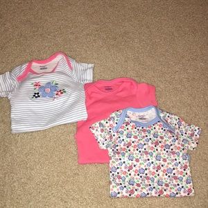 3-6 month girls onesie set